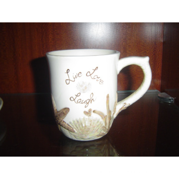 Ceramic Mug with Painting Pattern